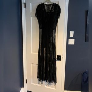 Maje Rola Lace Maxi Dress Size 3/Large